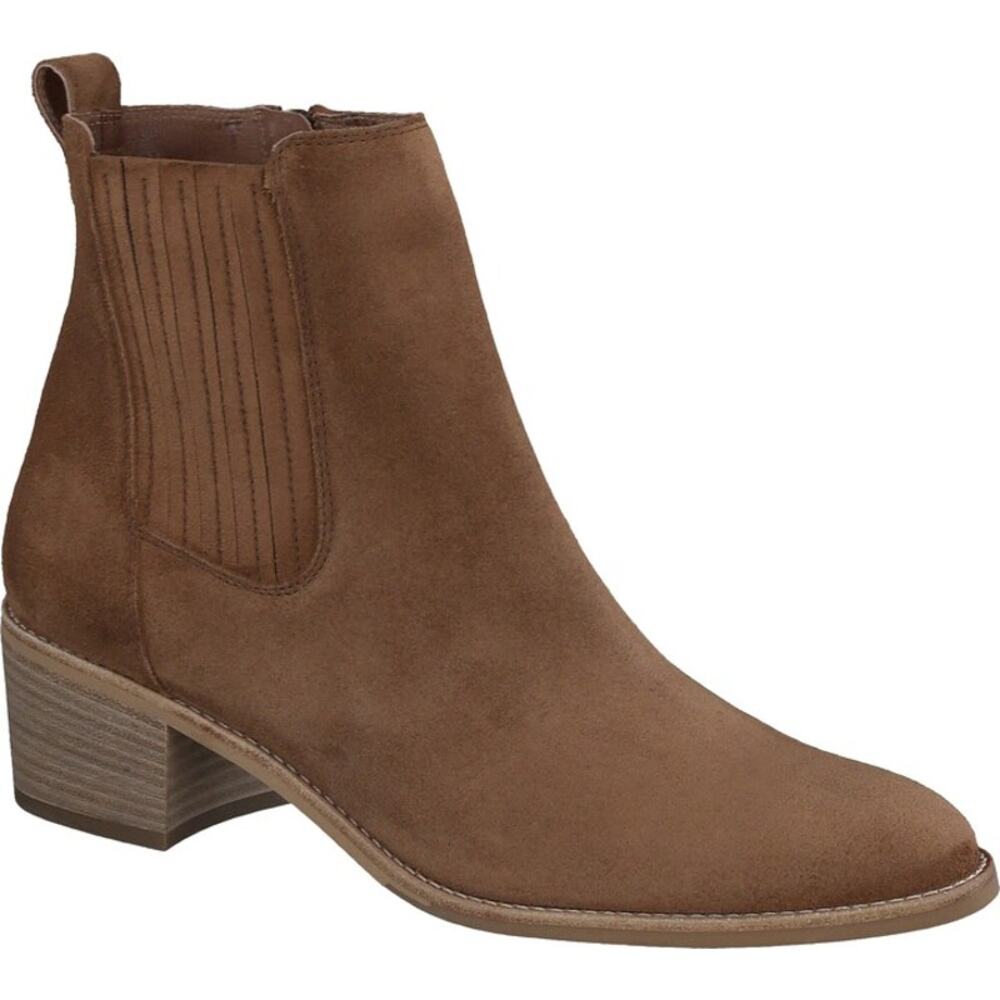 Paul Green Sante Zip Bootie Brown Suede Women's Size 5 (US 7.5) New Without Box